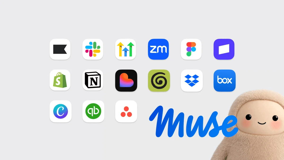 Interface do Meta Muse for Small Business